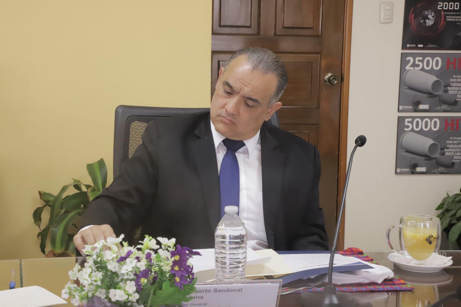 Consejo del INACIF dio la bienvenida al Director General del IDPP